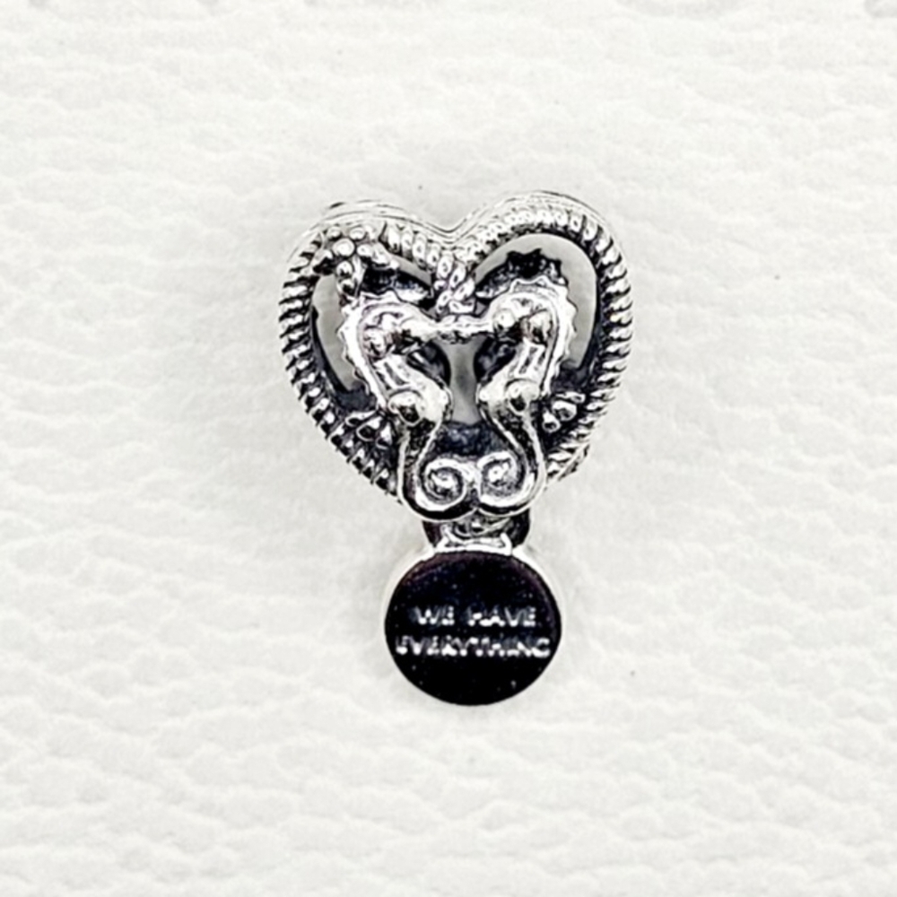 🌊 Authentic Pandora ⭐️RETIRED⭐️ NAUTICAL HEART CHARM